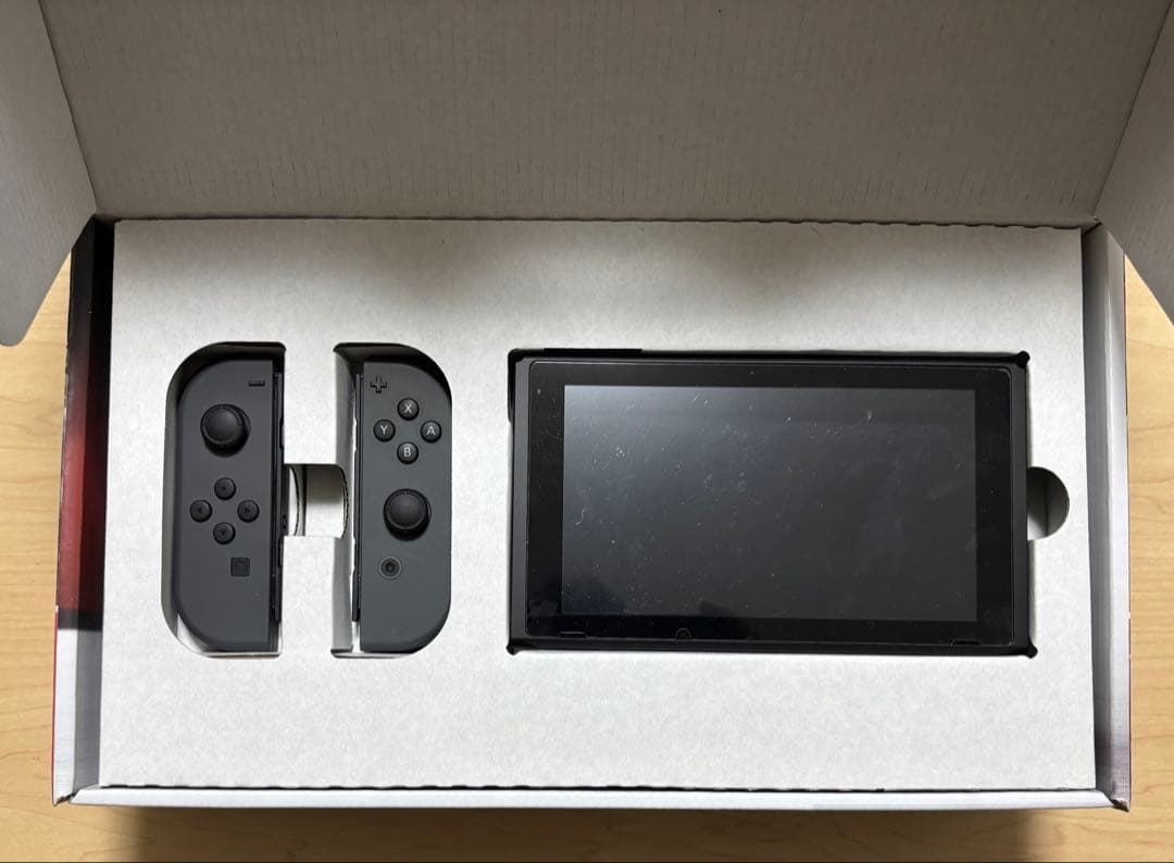 動作確認済み】Nintendo Switch 本体 HAC-001 グレー - メルカリ