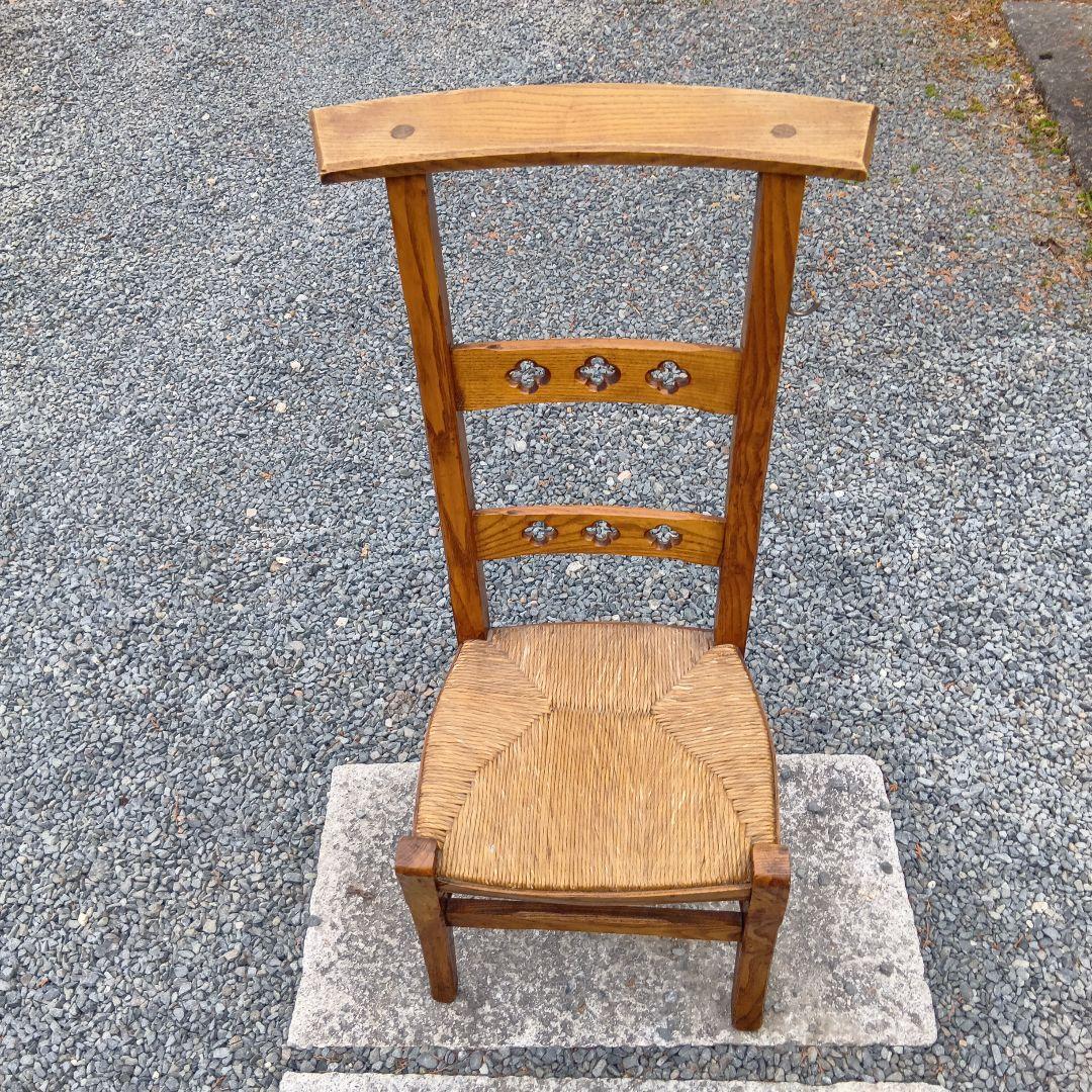 クラシック木製椅子 アーチ型背もたれ