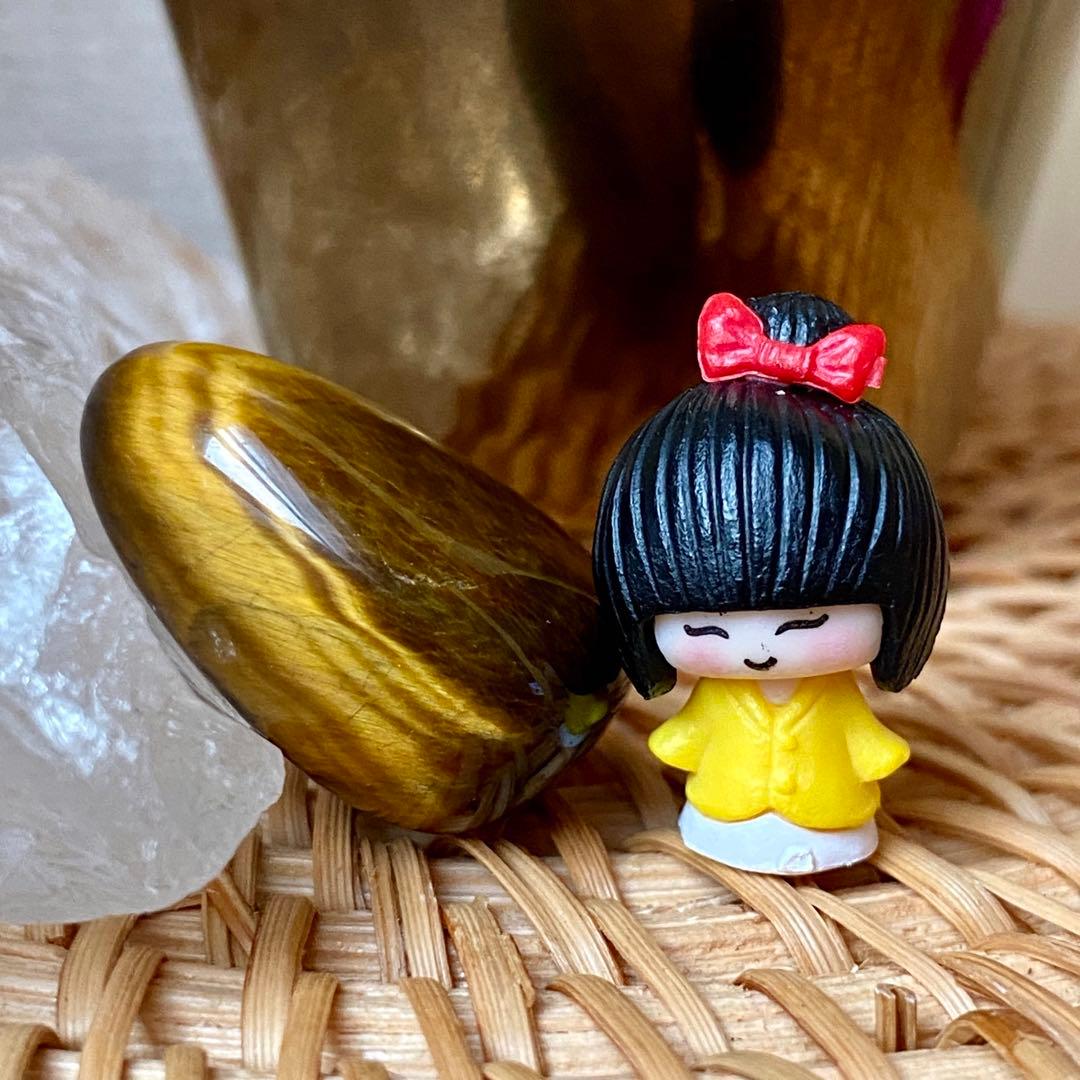 龍穴エネルギー『HAKU霊石』ちいたん推しタイガーアイ - メルカリ