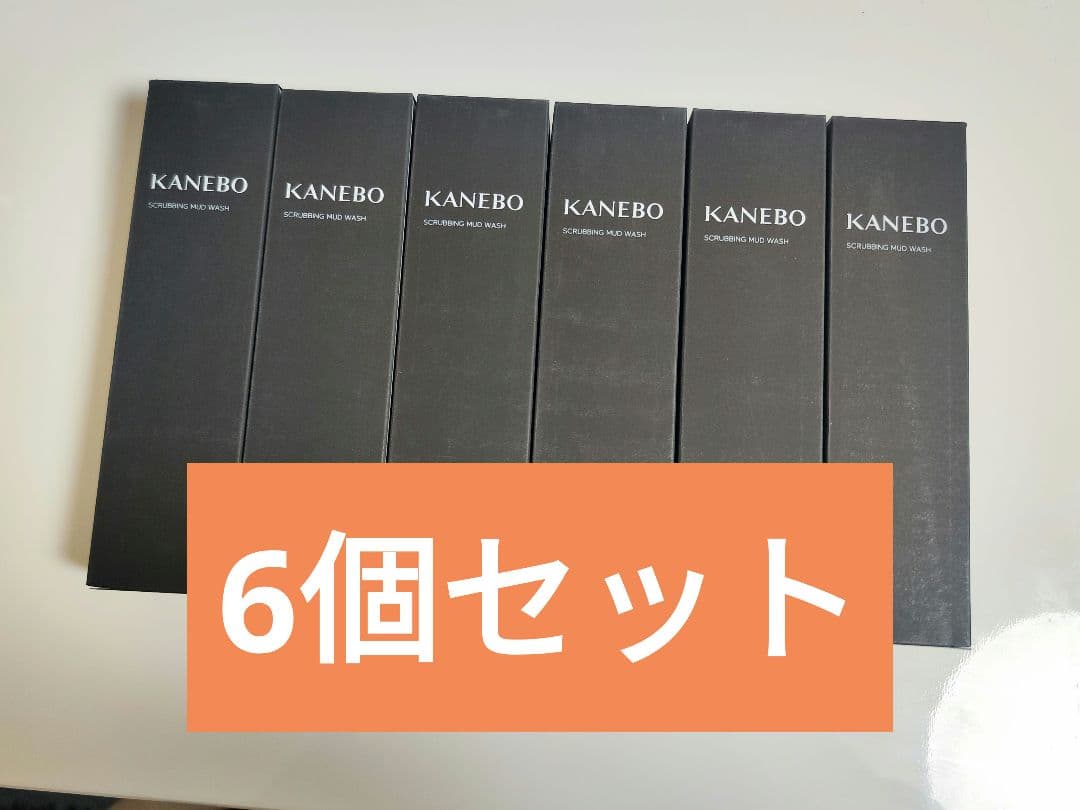 【新品未使用】カネボウ スクラビングマッドウォッシュ 130g 6個セット