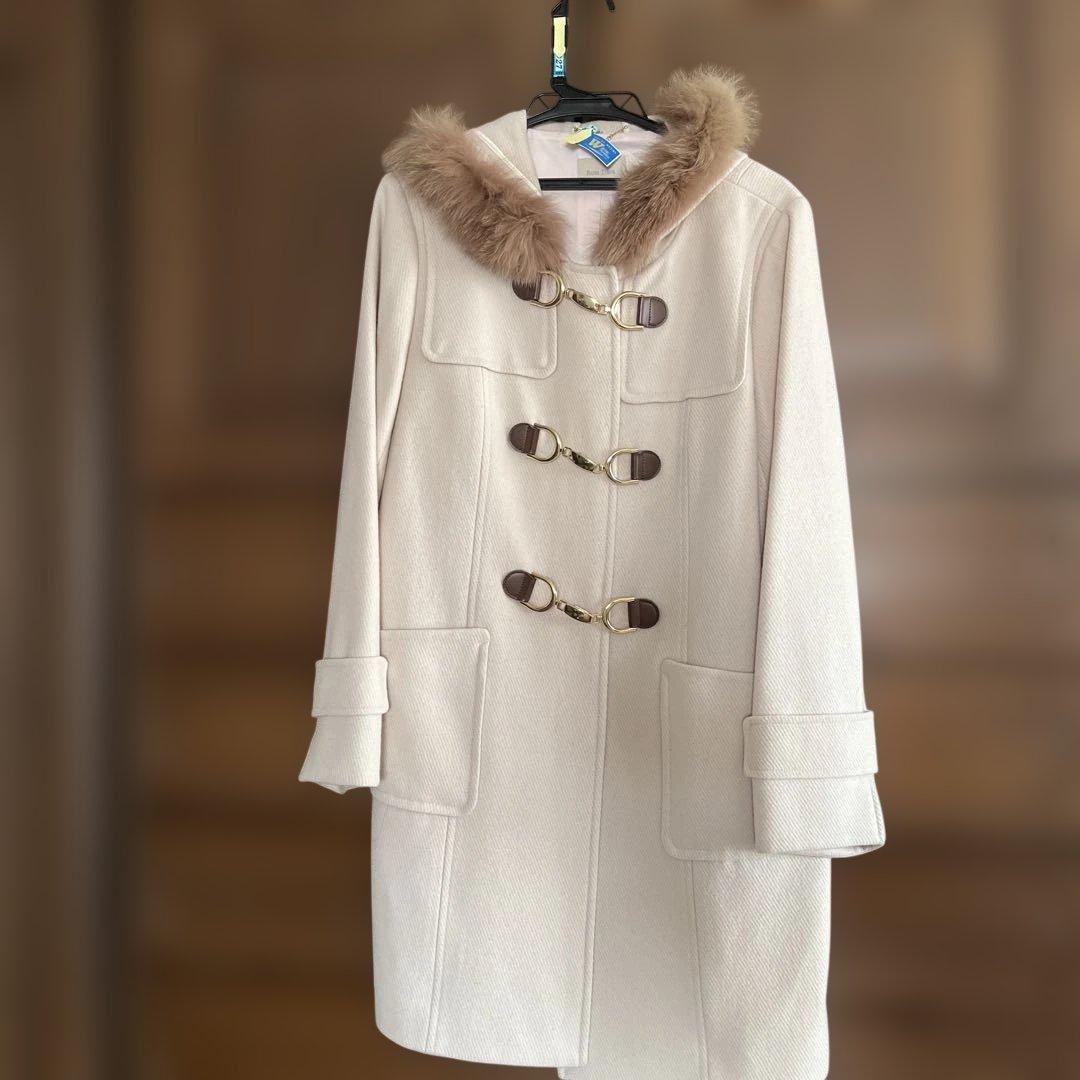 ローズティアラ46 フォックス ファー　ダッフルコー　Rose tiara 楽天市場】ダッフルコート／ローズティアラ（Rose Tiara） : 丸井