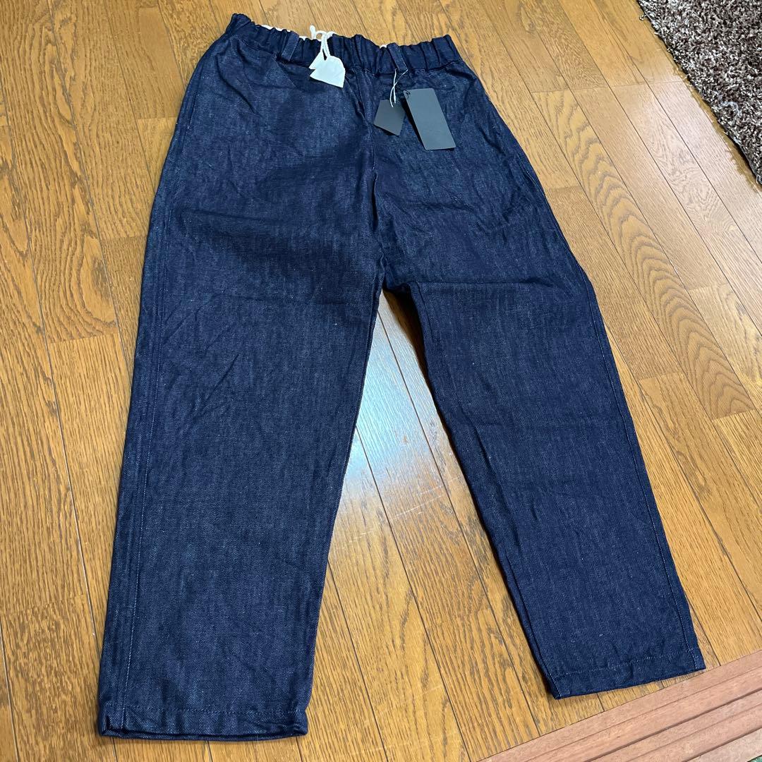 日本製【新品タグ付き】エテルニテドゥソワsoi-eコットンリネンデニムパンツ 1