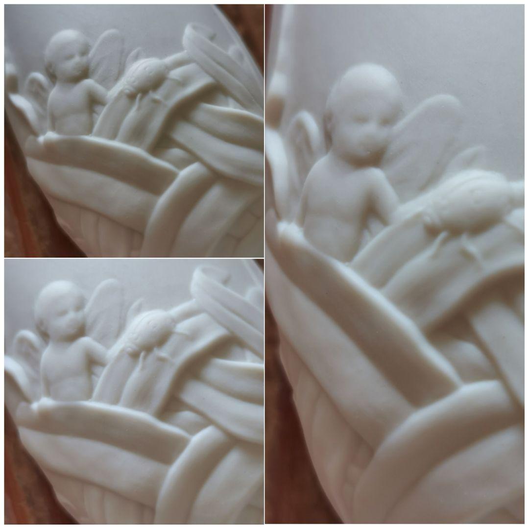 レノックス ヘリテージ 米国製 天使と天道虫 萌芽 蕾 花瓶 ベース