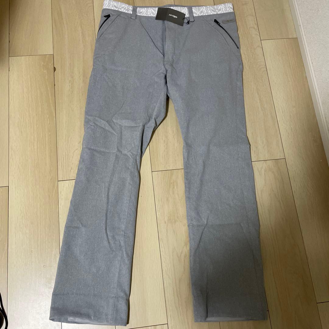 テーラーメイド　ゴルフ　adidas 裏起毛　ゴルフパンツ　グレー