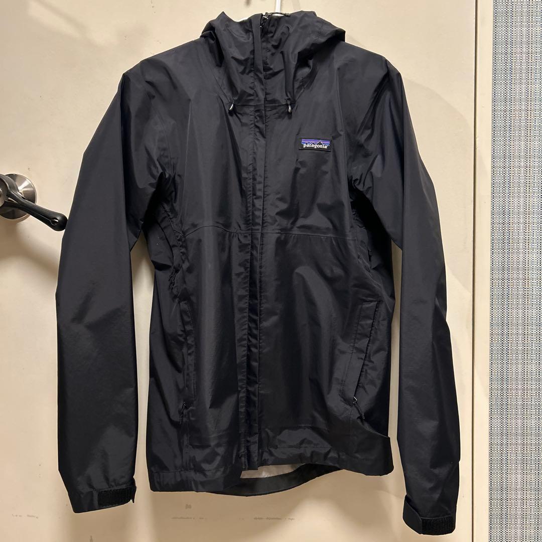 Patagonia メンズトレンドシェルジャケットブラックXS
