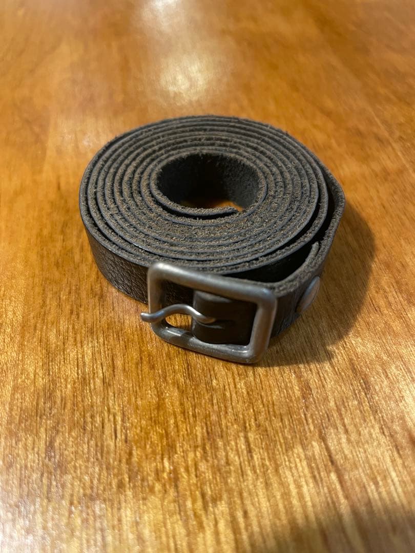 マルタンマルジェラ本人期 黒レザー ブレスレット バックル付き