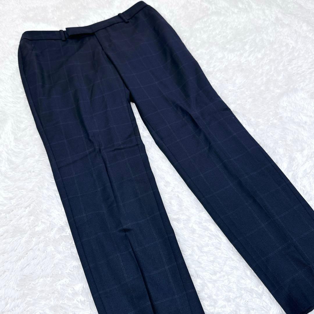 美品】スーツカンパニー REDA グレンチェック ウール パンツスーツ L