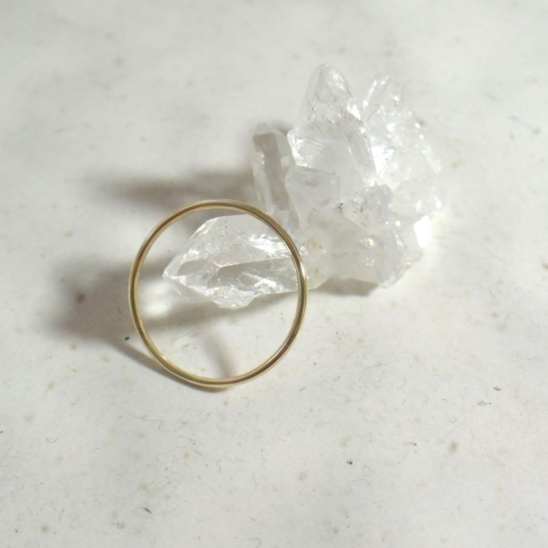 K10 リング 約1mm 0.49g プレーン 9号