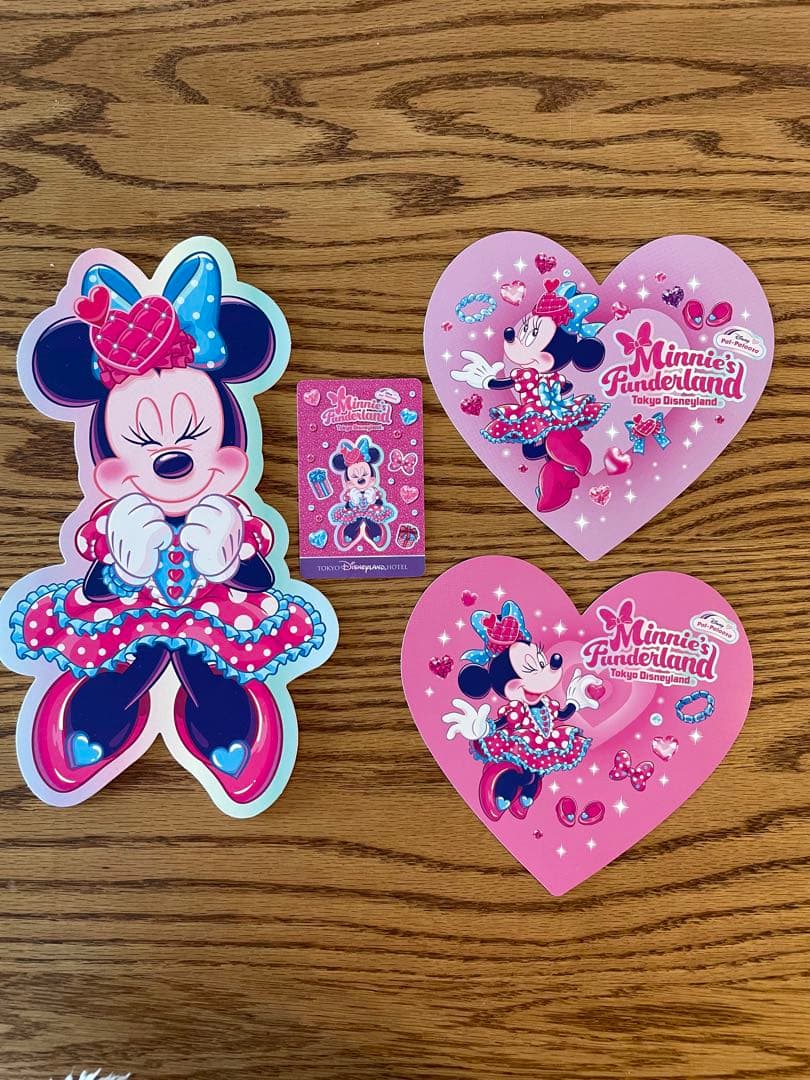 ディズニーランドホテル ミニー ファンダーランド ポストカード キー