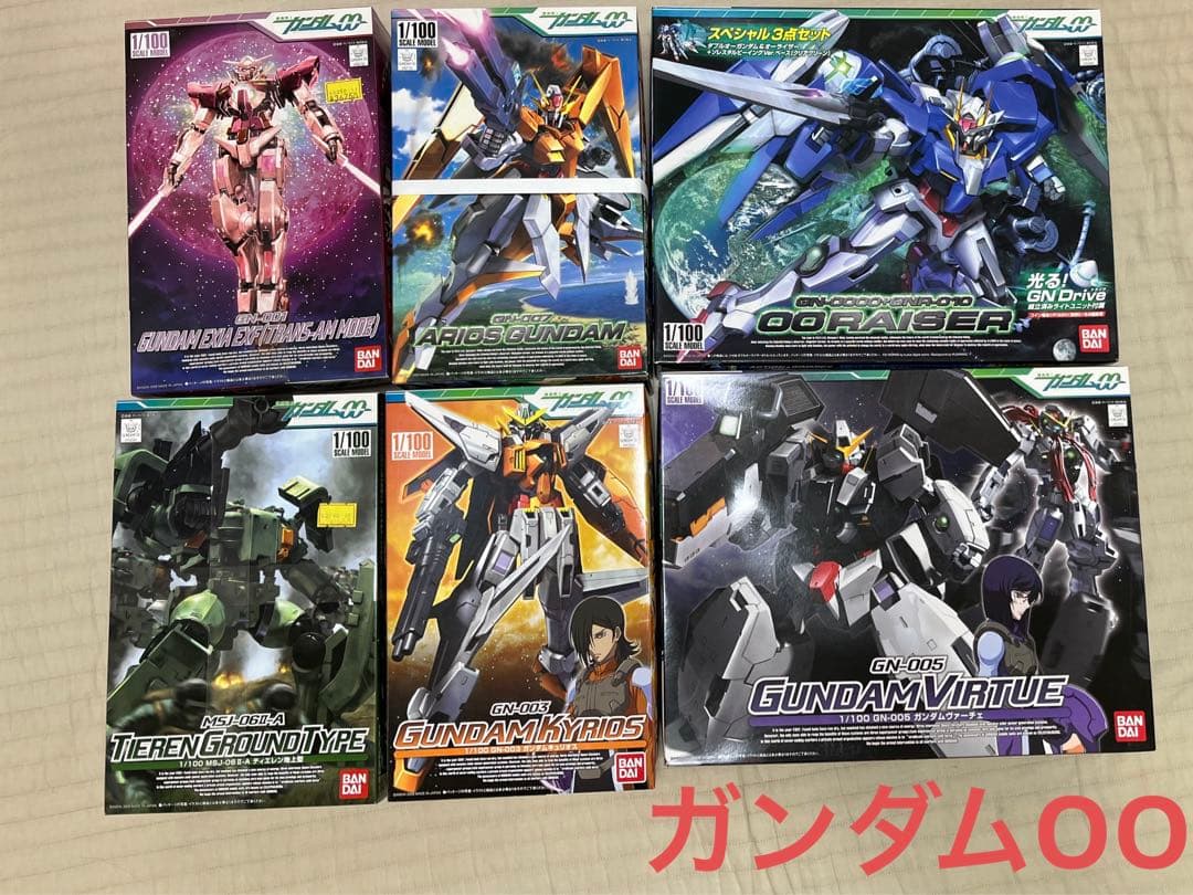 ガンプラセット GUNDAM ガンダムOO オーライザー　他　まとめ売り　6点
