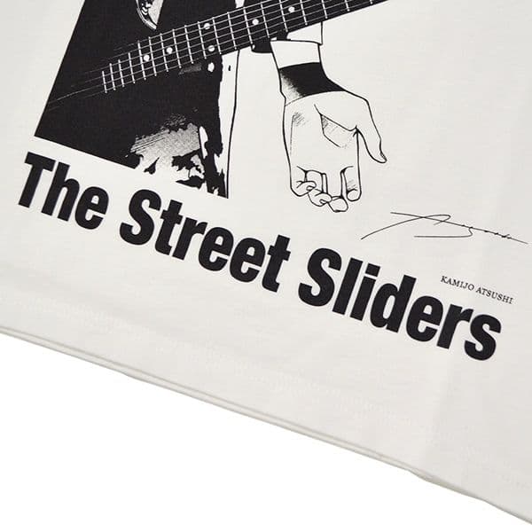 ストリートスライダーズ×上條 淳士×RUDE GALLERY ハリーTシャツ 白