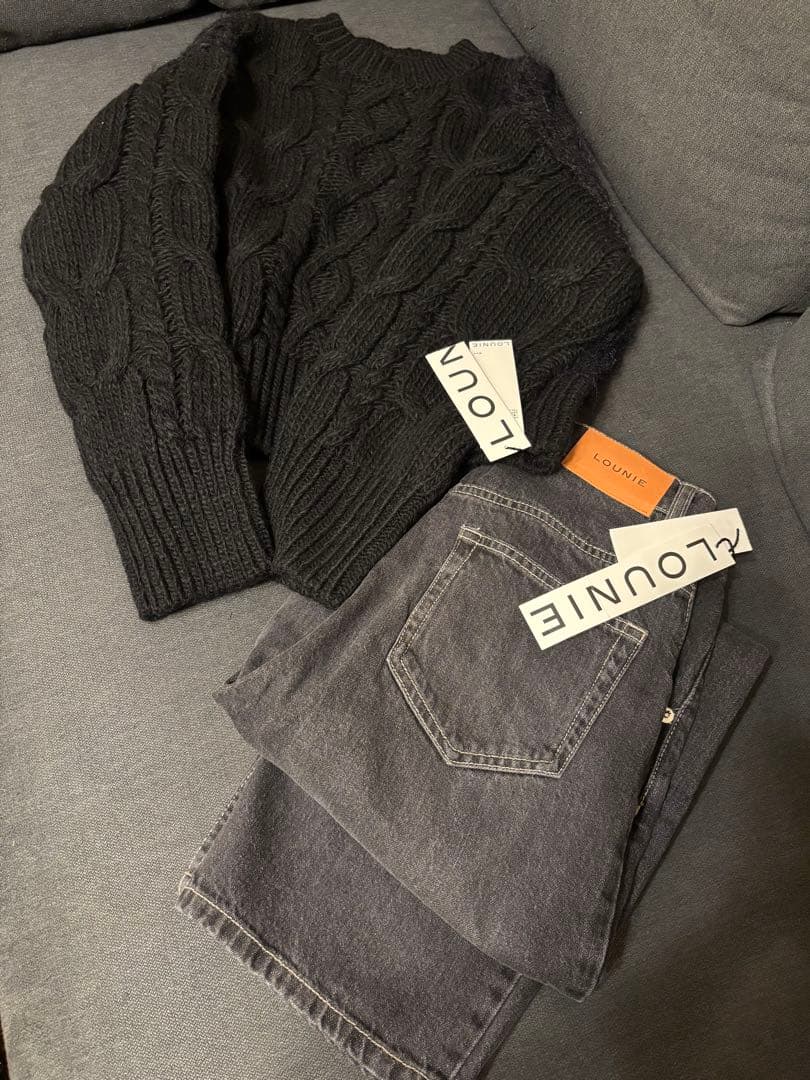 【misasa】　【新品タグ付き】デニムパンツ サイズ36