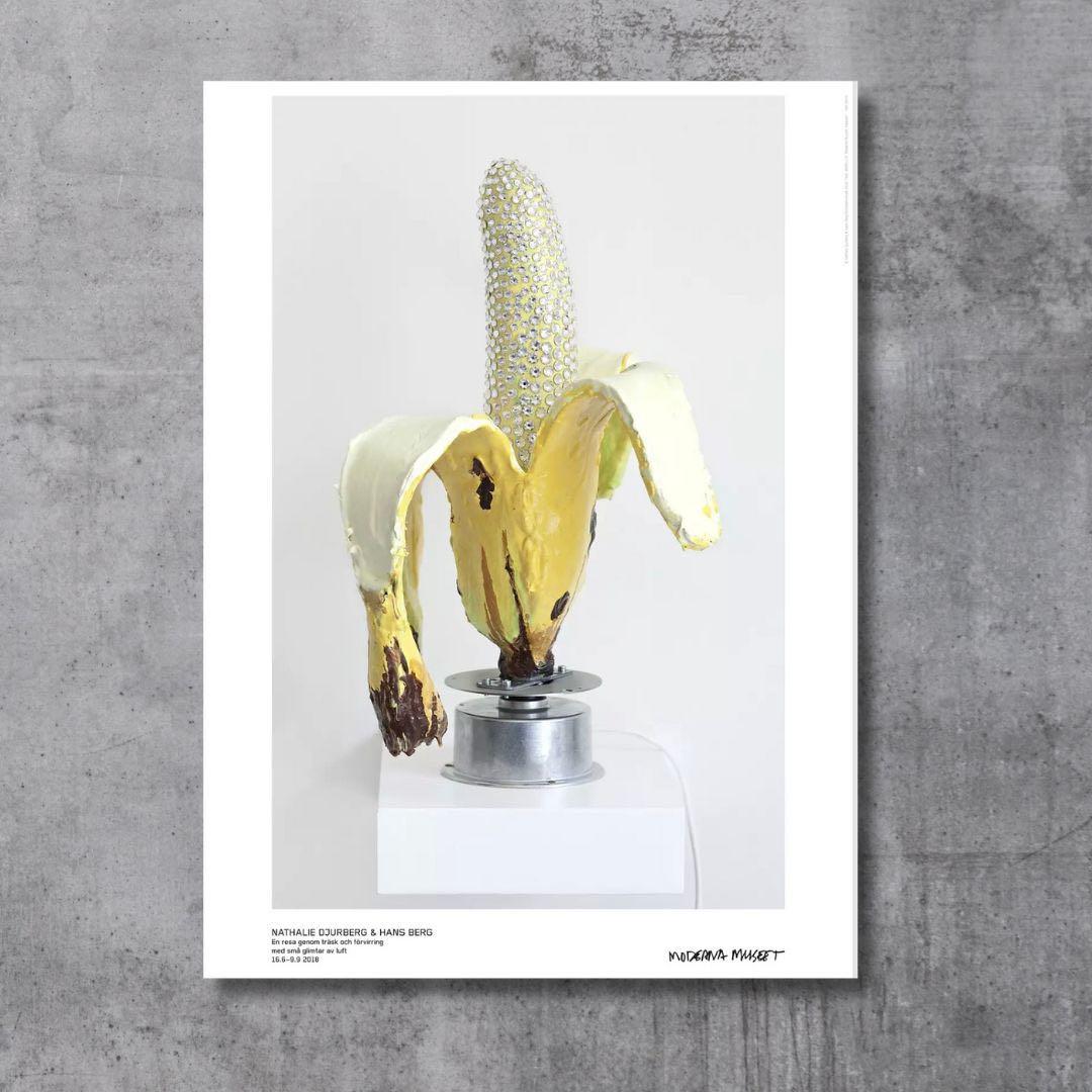 スウェーデンの現代美術家『ナタリー・ジュルバーグ』希少ポスター