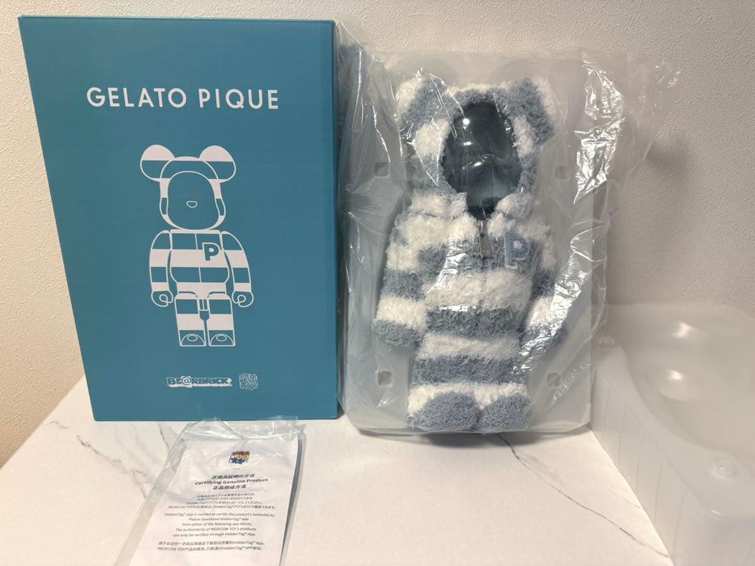 ジェラートピケ　ベアブリック　BE@RBRICK 400％ ジェラート ピケ」がメディコム・トイのBE＠RBRICK（ベアブリック）と
