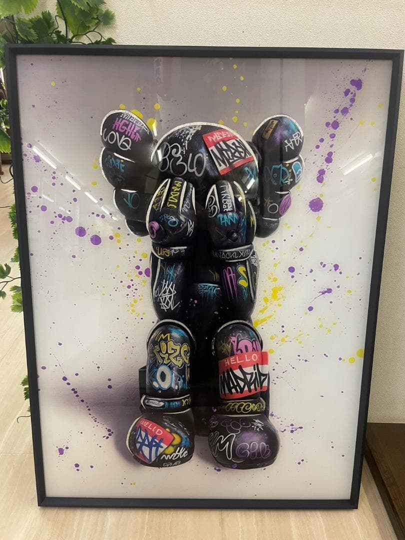 ガラスアートパネル　おしゃれ　アートフレーム　額縁　壁掛け　絵画　額絵　アート