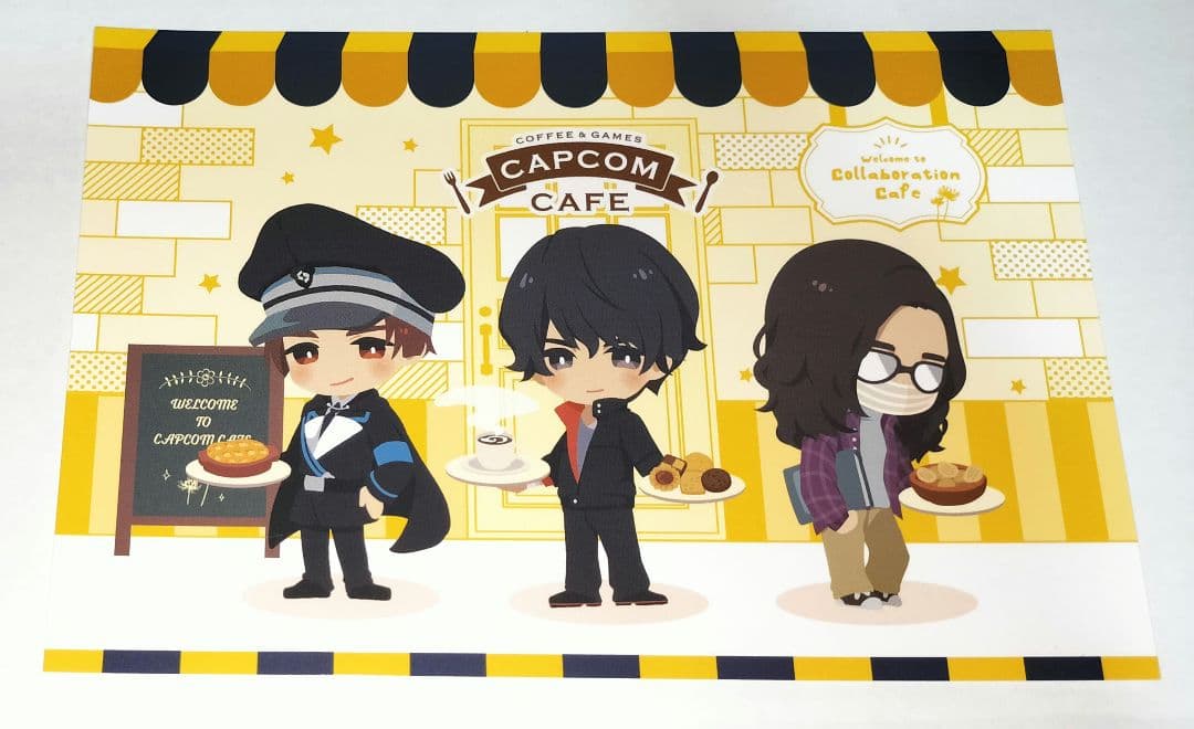 囚われのパルマ チアキ 須田 門司 ポストカード その1 カプコンカフェ