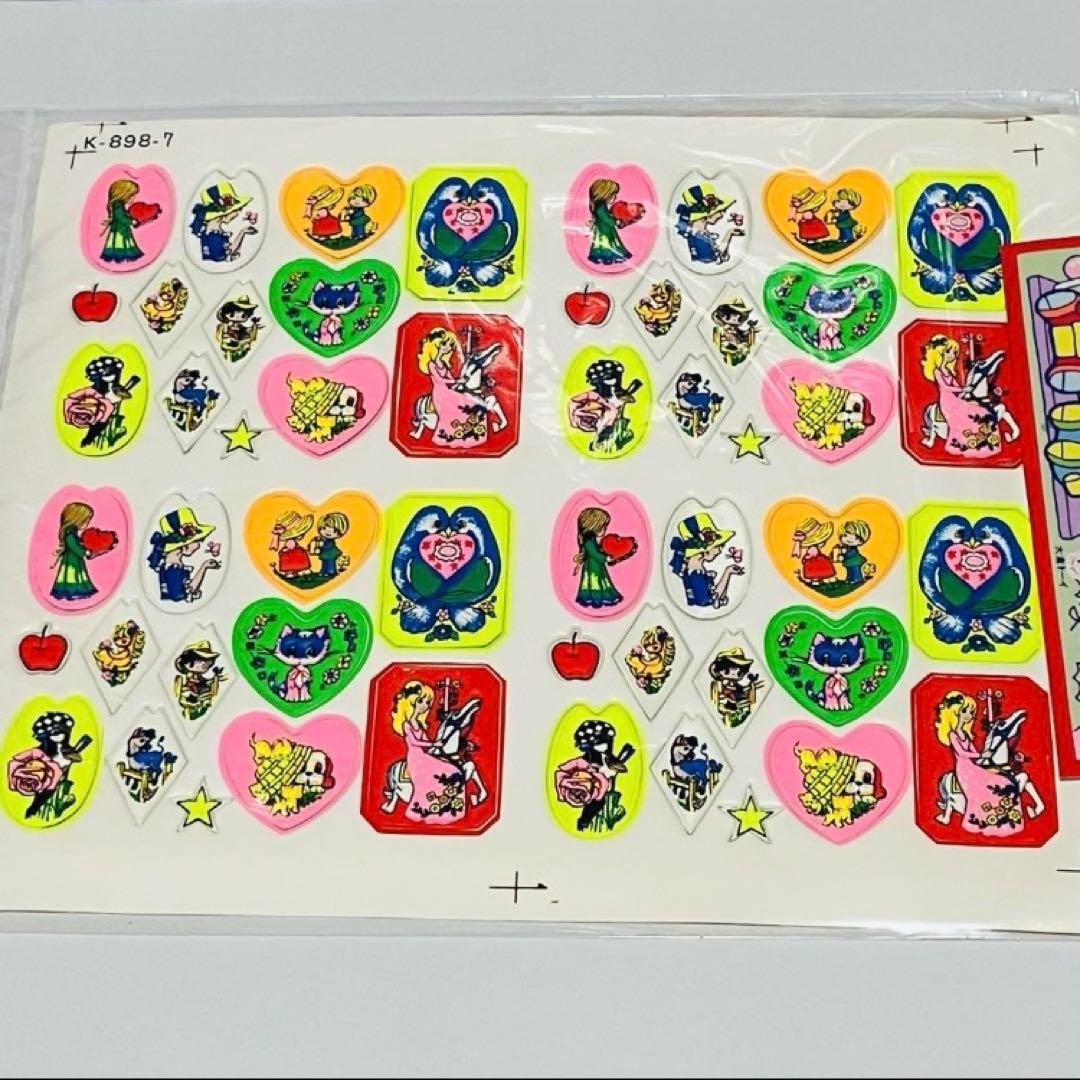 大倉トーイ 昭和レトロ ぷっくりシール 大判タイプ - メルカリ