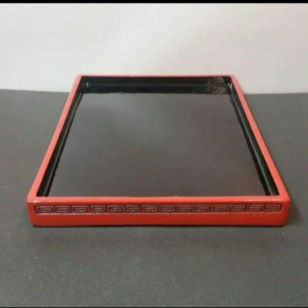 82*215仙台堆朱 彫刻漆器 漆芸 木箱 硯箱 骨董 - メルカリ