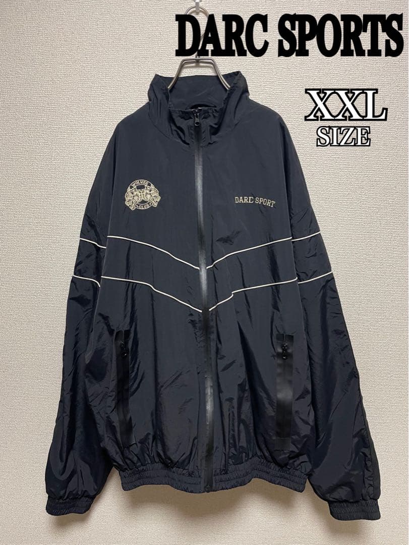 ★XXLサイズ★ DARC SPORTS ダルクスポーツ ナイロンジャケット 黒