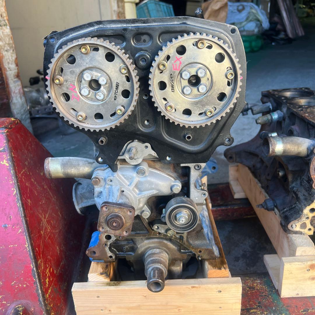 メカチューン エンジン 2機 日産CA18 機械式 ターボ 本体 シルビア