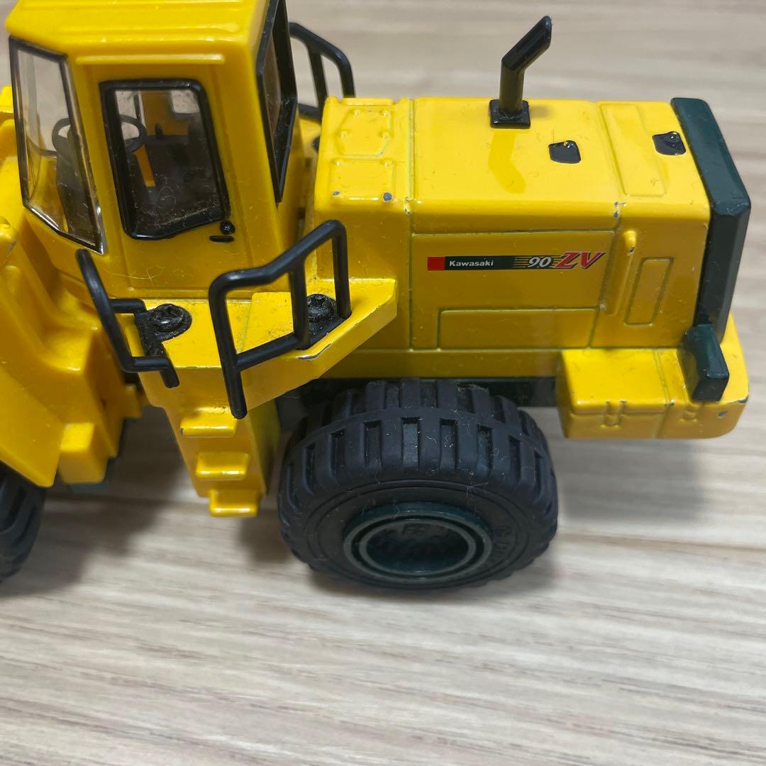 ホイールローダー イエロー kawasaki90zv HITACHI レア 希少 - メルカリ