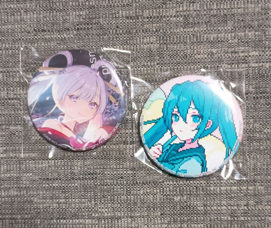 【未開封/激レア品/非売品】超かぐや姫　CD　特典　缶バッジ　ヤチヨ 初音ミク