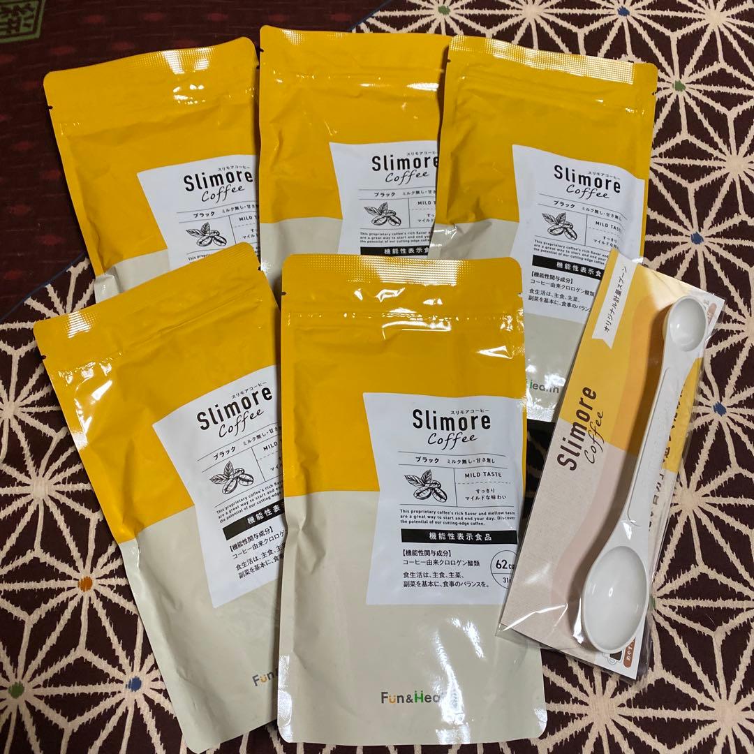 新品スリモアコーヒー五点セット＋オリジナル軽量スプーン付き