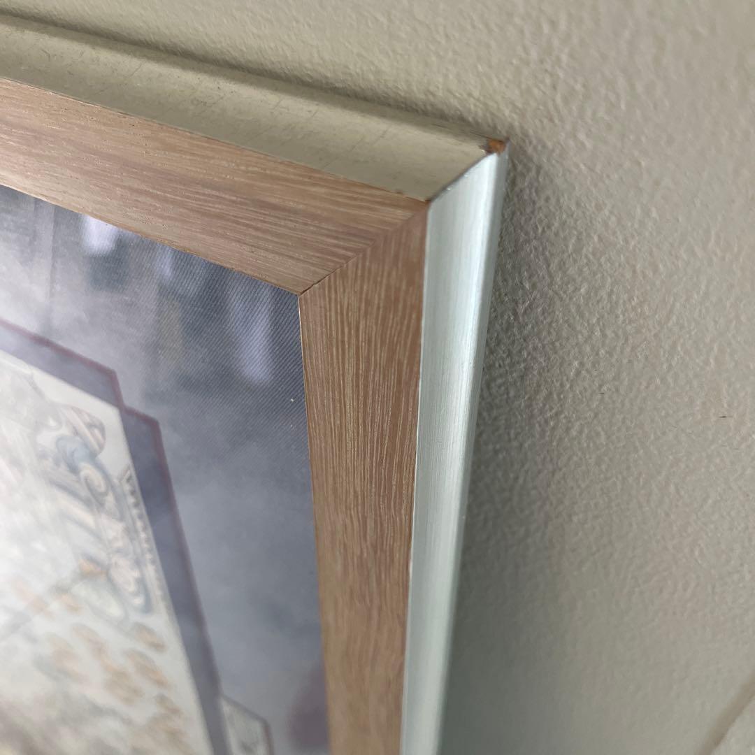 エルメス カレ90 スカーフ 額装品 大西洋の出会い デザイン アート作品