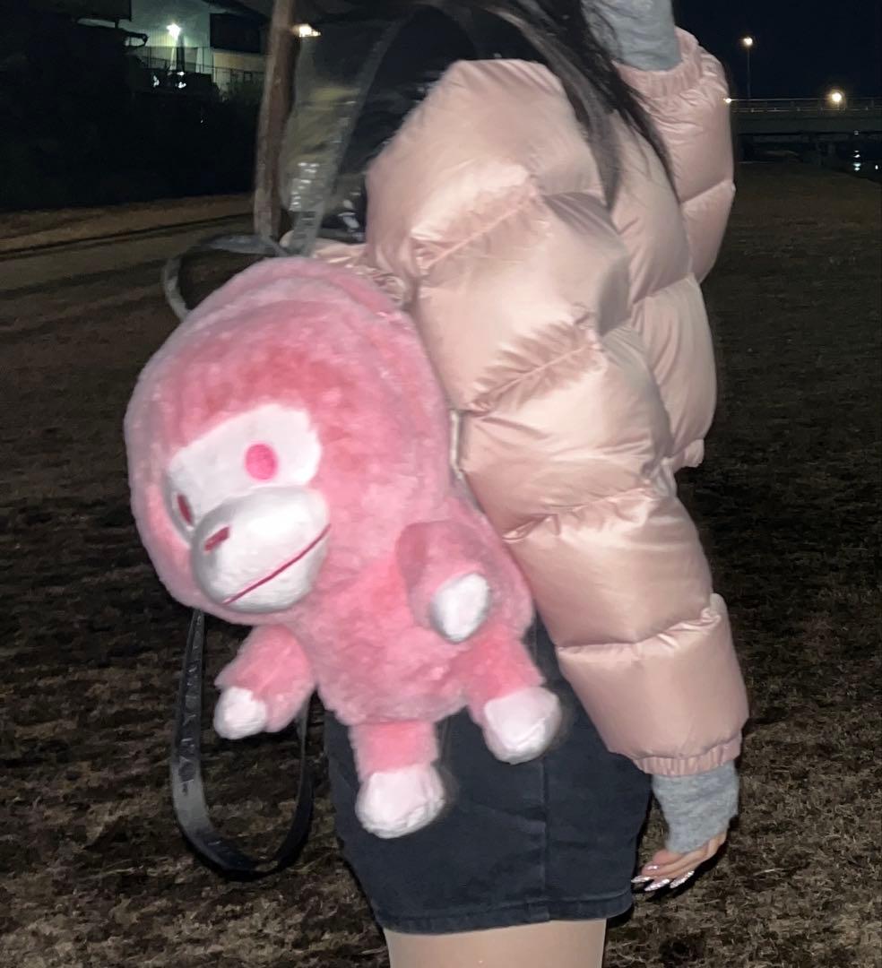 BAPE BABY MILOピンク ぬいぐるみリュック エイプ ギャル y2k 新品 BAPE BABY MILO PLUSH DOLL BACKPACK エイプ マイロ リュック
