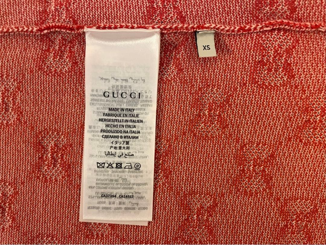 極美品GUCCIグッチ国内正規品GGモノグラム半袖ニットセータートップス