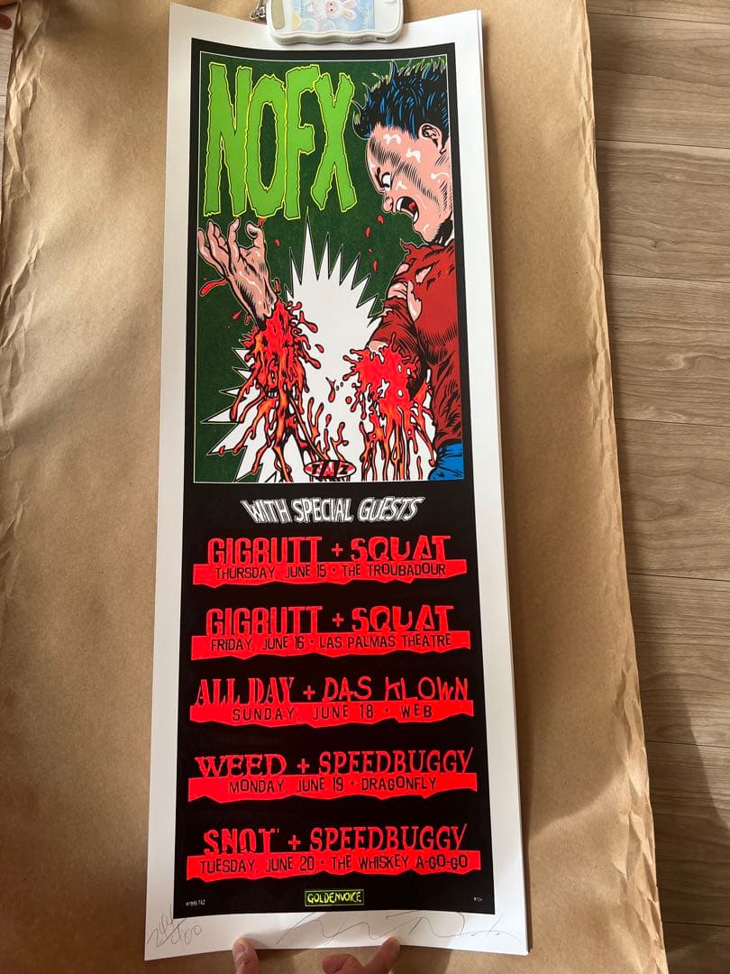 Taz NOFX AKIRA 鉄雄 金田ポスター kozik