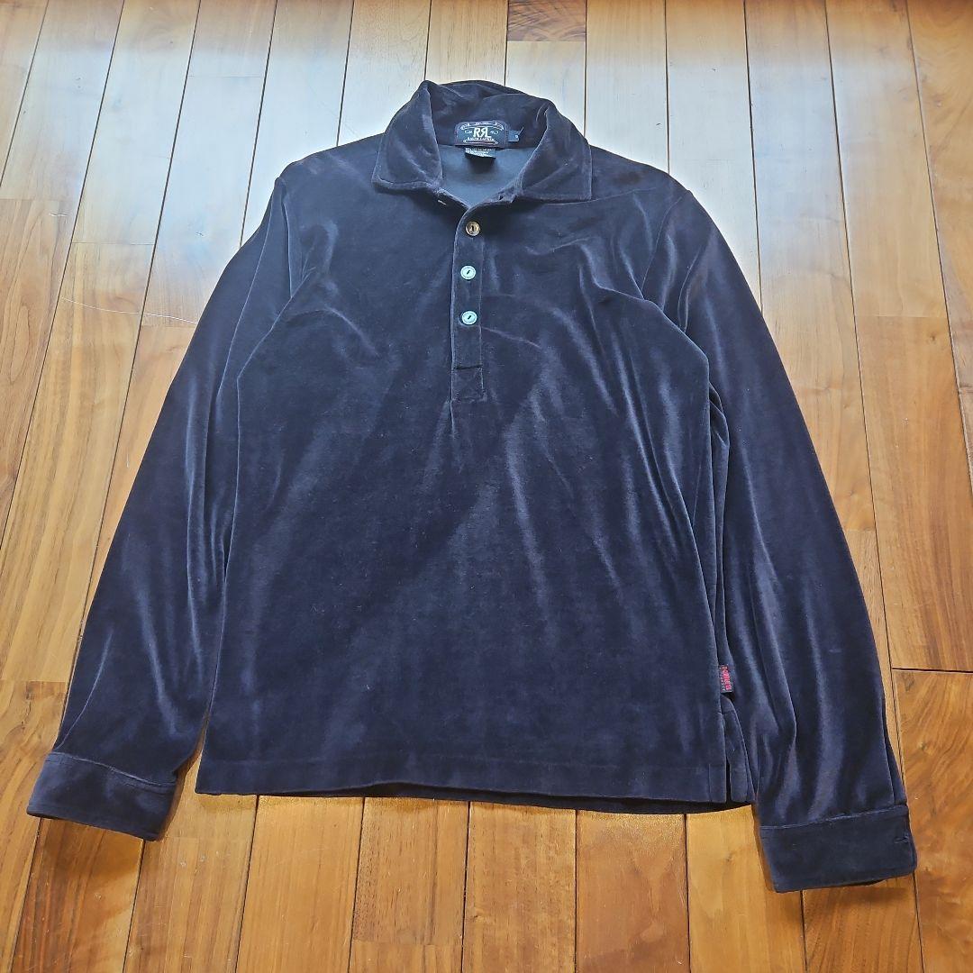 RRL DOUBLE RL 長袖ポロシャツ S