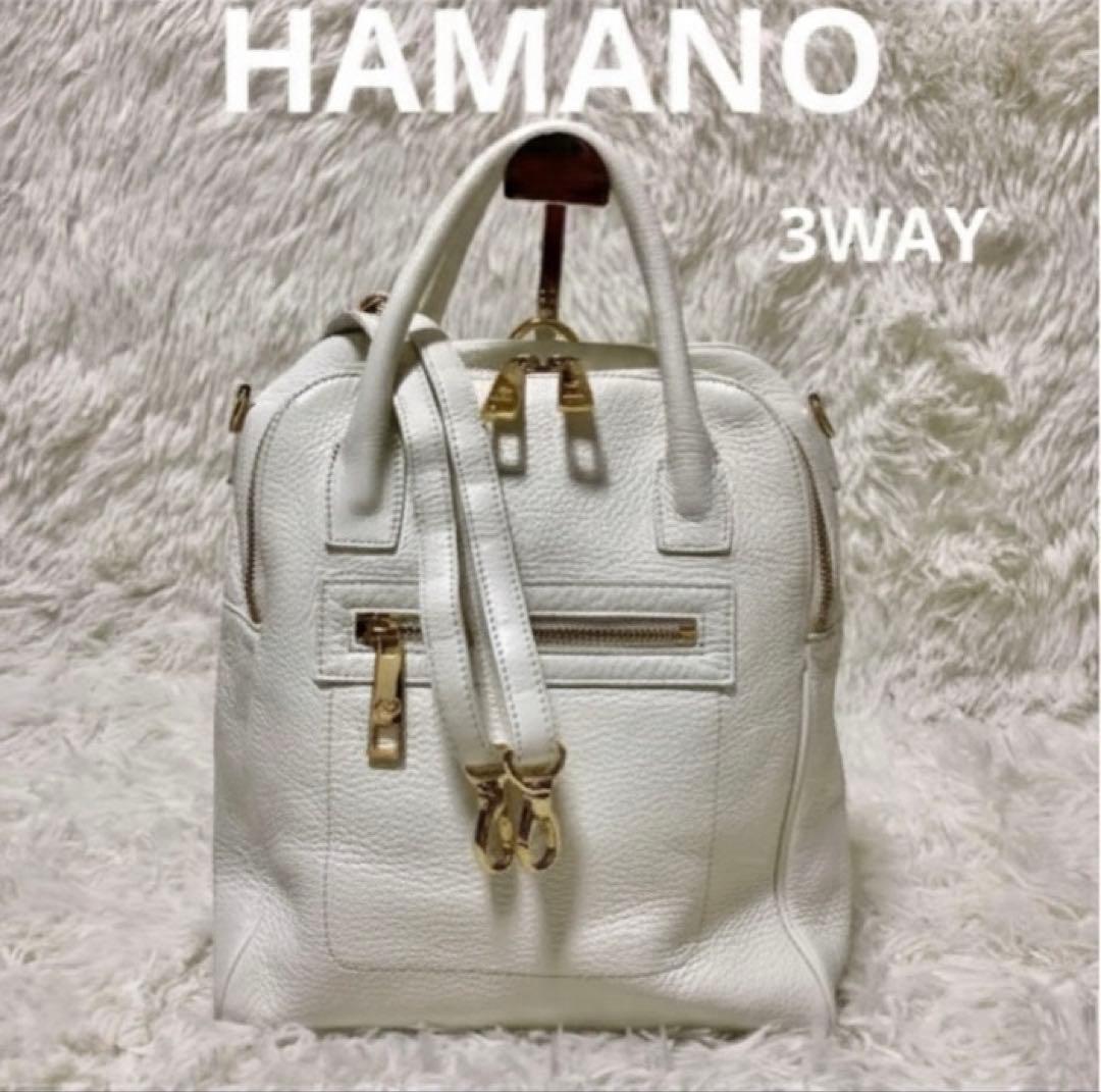 ✨レア✨濱野皮革工藝/HAMANO フィオーレ ミニヨン 3wayリュック