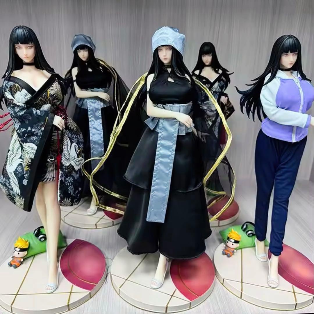 45cm NARUTO ナルト　ヒナタ　フィギュア　ガレージキット