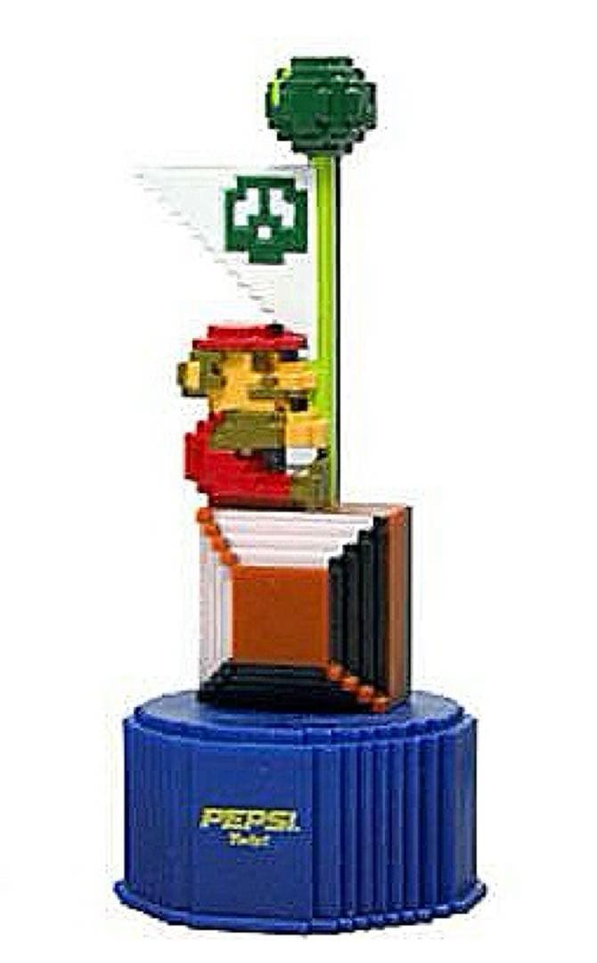 MARIO FLAG 「スーパーマリオブラザーズ」 ペプシ ドットボトル