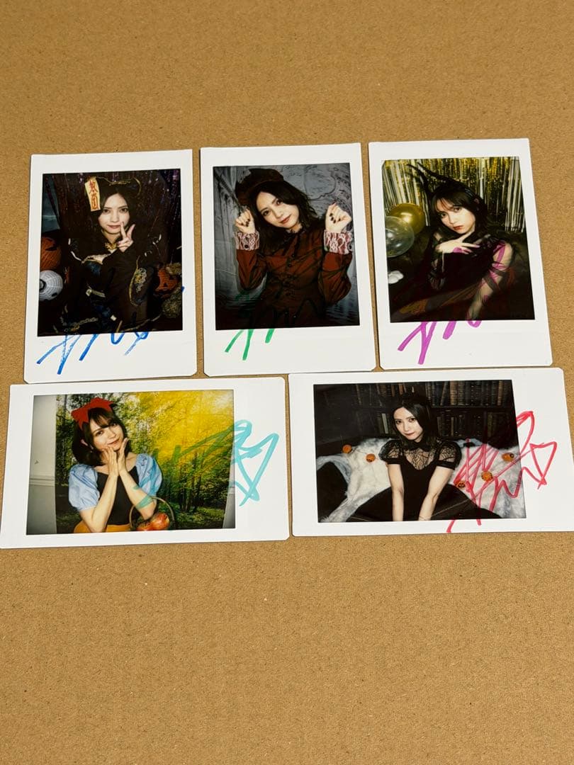 桃月なしこ サイン入りチェキ5枚セット