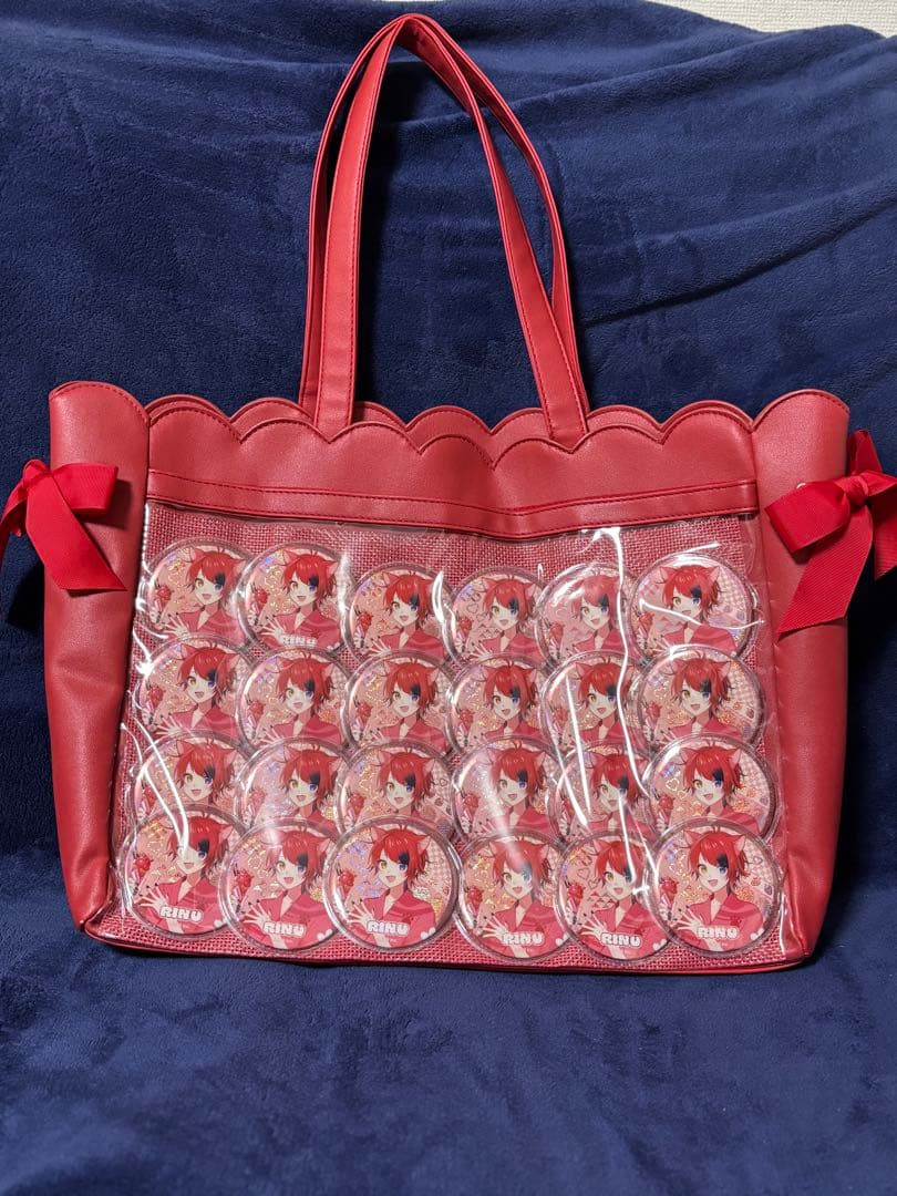 すとぷり 莉犬くんBIG缶バッジ24個 赤A3痛バ - メルカリ