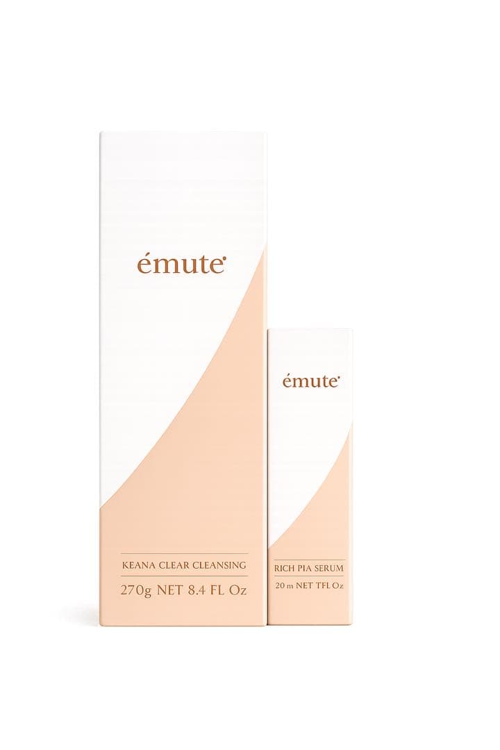 新品⭐︎2点⭐︎エミューテ美容液&クレンジングセット