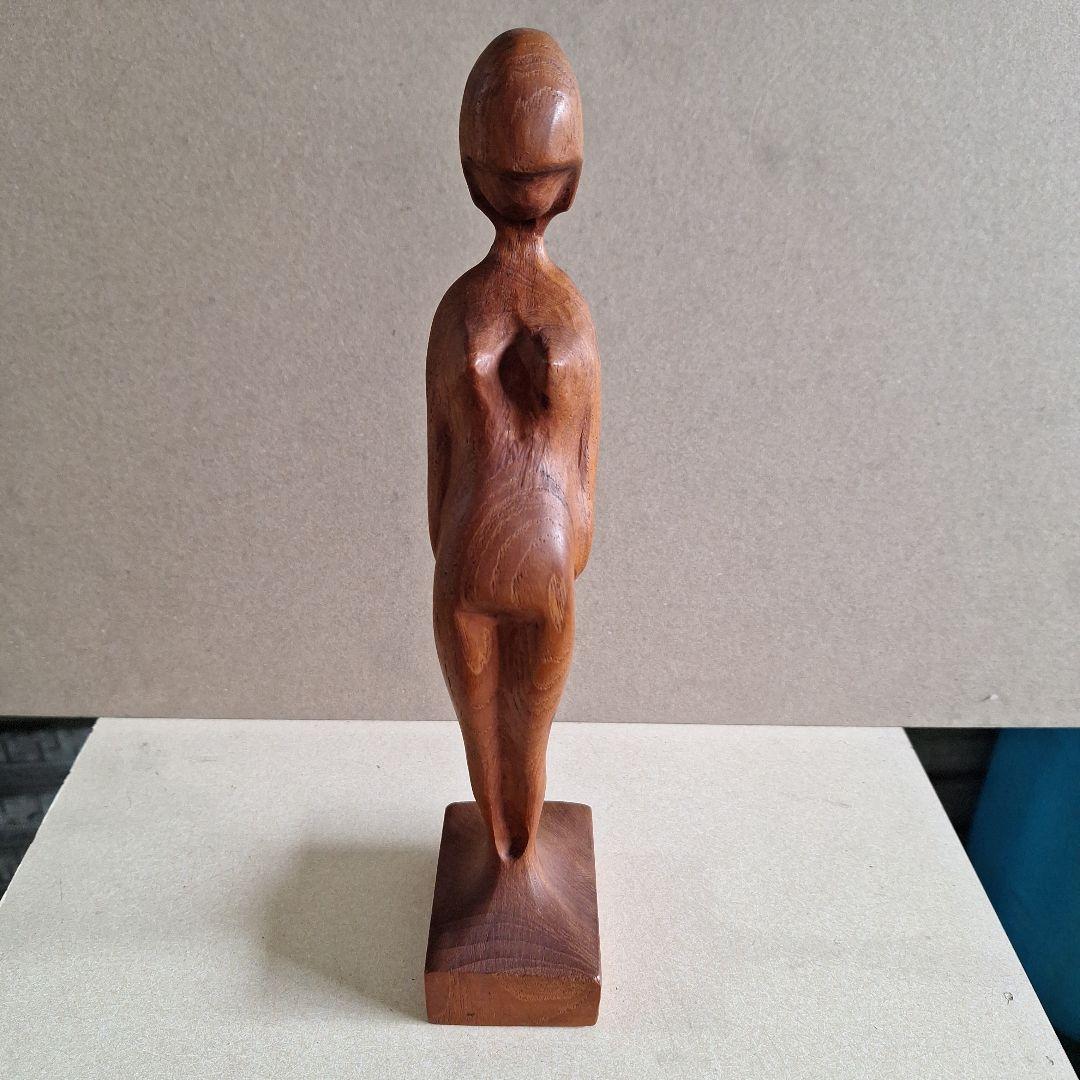 arne basse 女性 arne basse アルネバッセ 女性像 1961's 北欧 ヴィンテージ 木彫 彫刻
