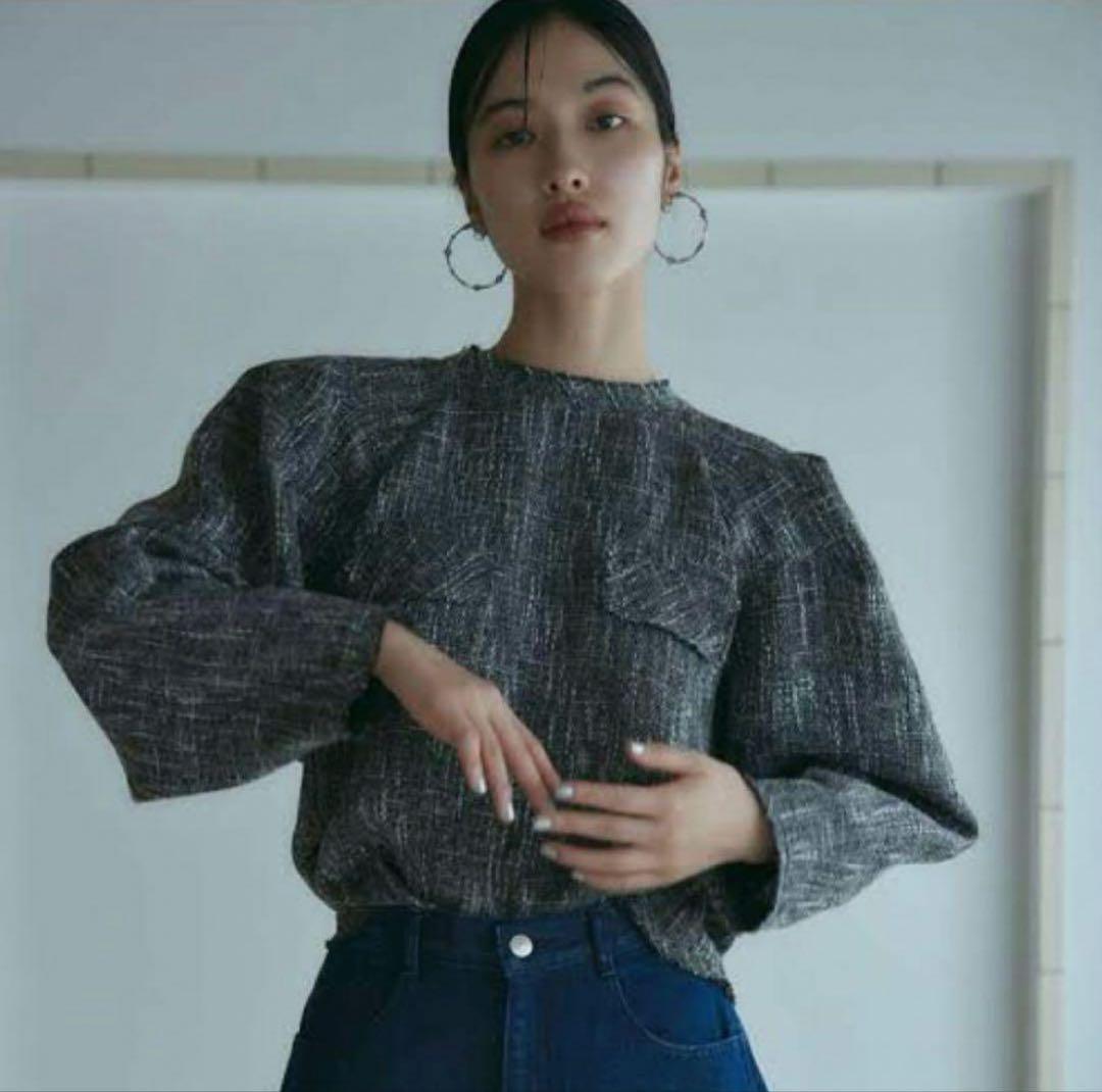 美品　MEER. ツイードプルオーバー