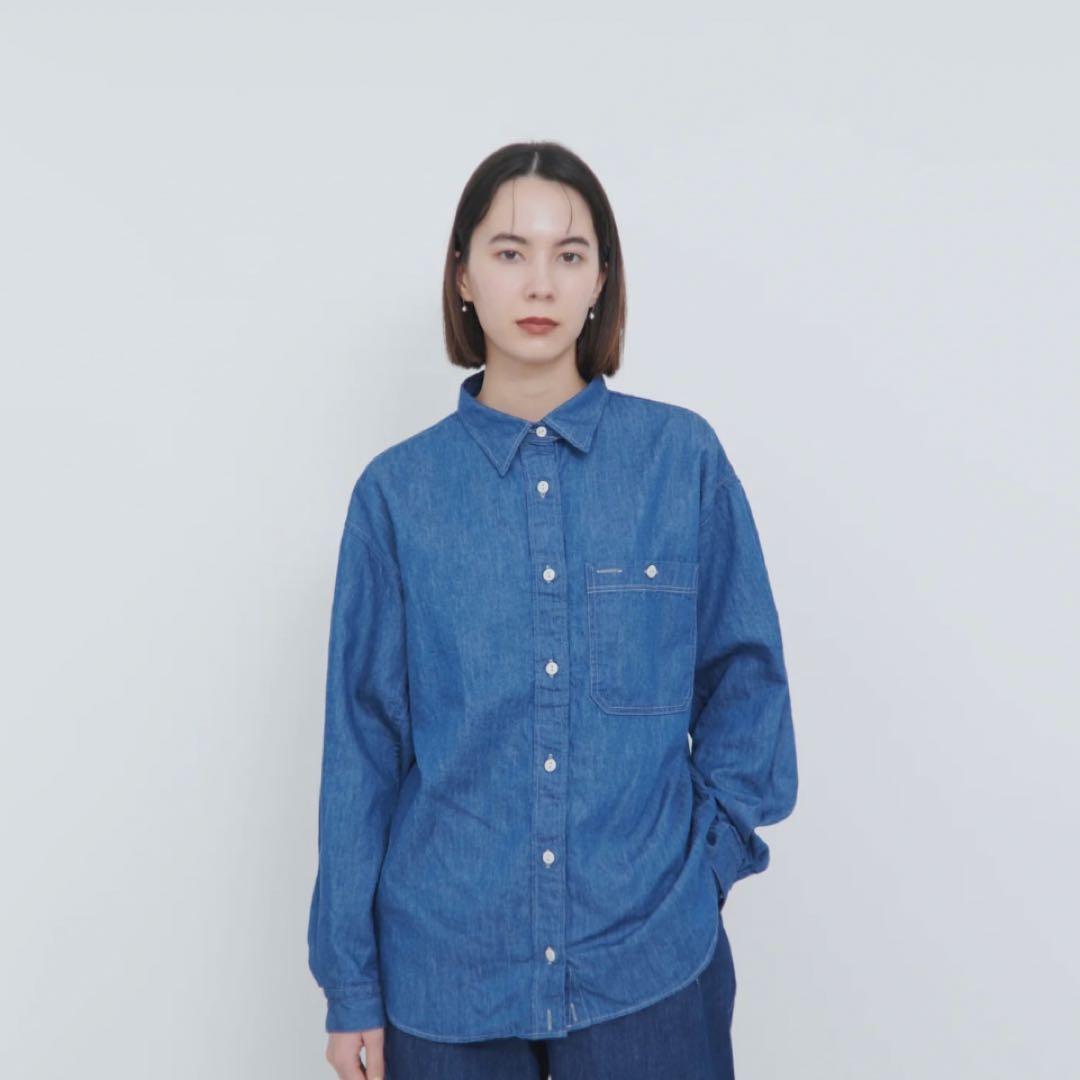 トップス lelill 2WAY WORK SHIRT