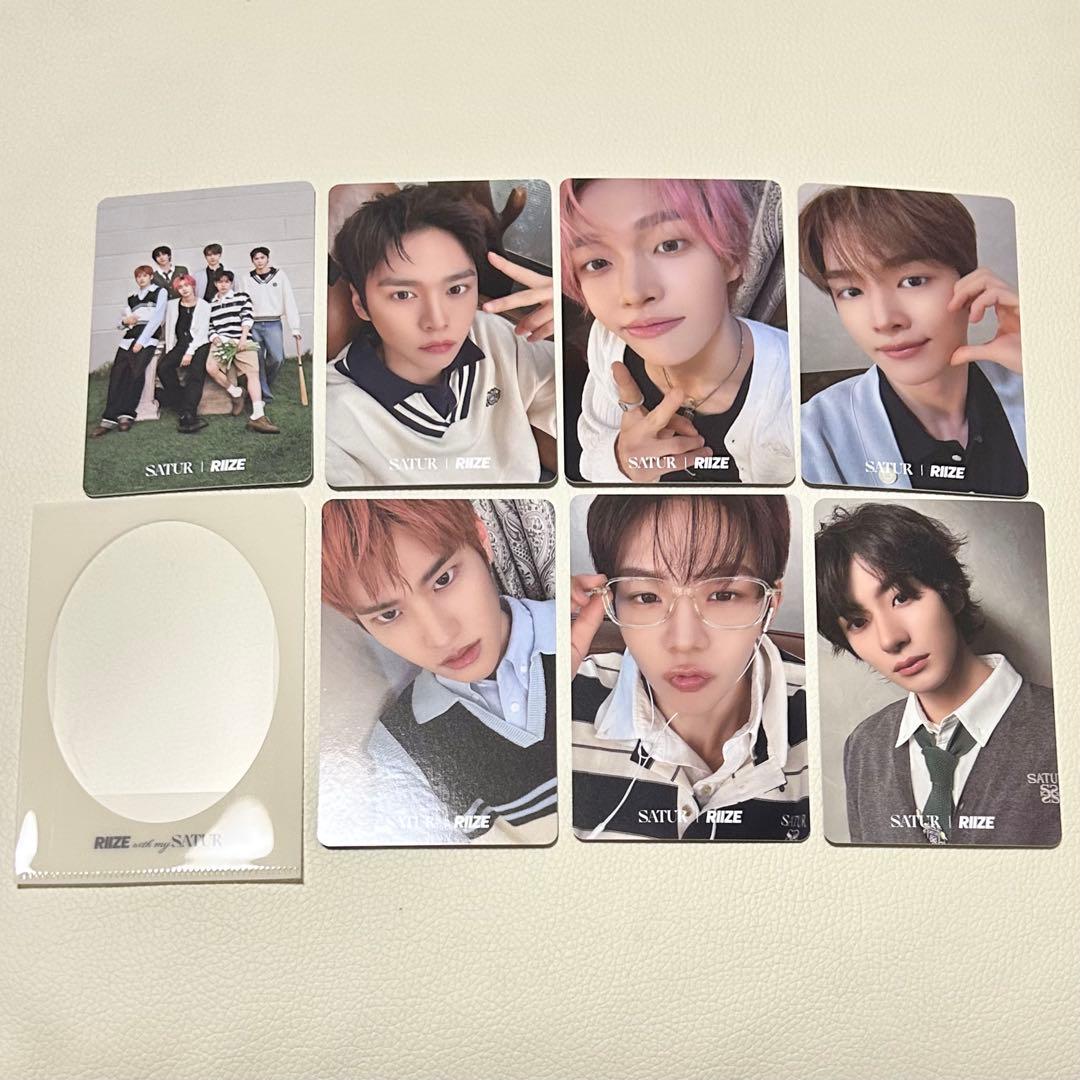 RIIZE ライズ トレカ 韓国 SATUR 購入特典トレカ メンバー全員 - メルカリ