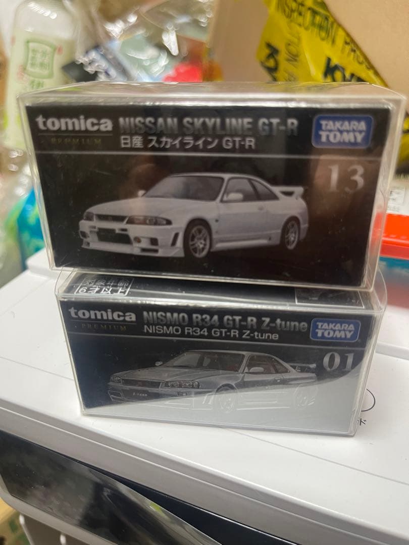 トミカプレミアム日産スカイラインGT-R R34 GT-R Z-tune 未開封 トミカプレミアム 日産スカイラインGT-R V-SPECII Nur ※タカラトミー
