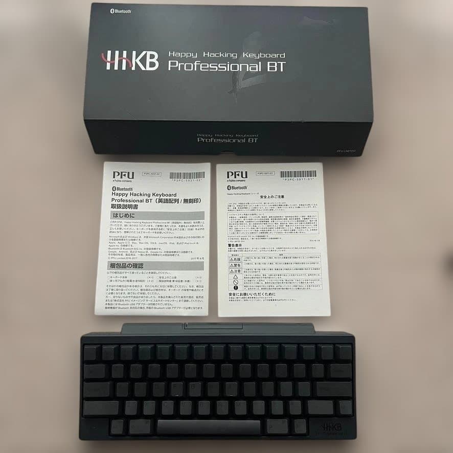 HHKB Professional キーボード BT 英語配列 黒