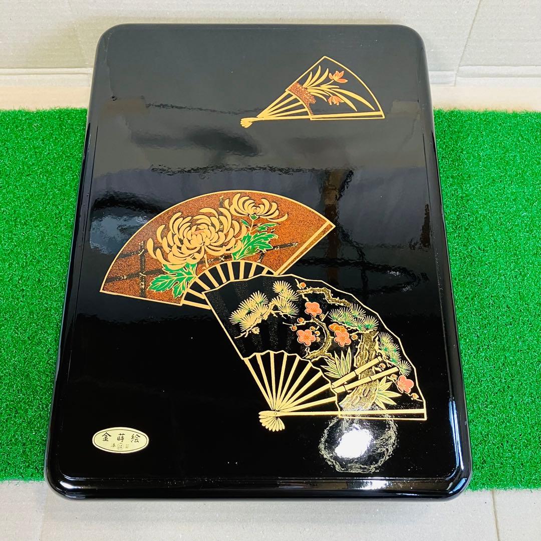 昭和五十五年一月吉日の銘が刻まれた希少な美術工芸品、本蒔絵漆器の文庫箱