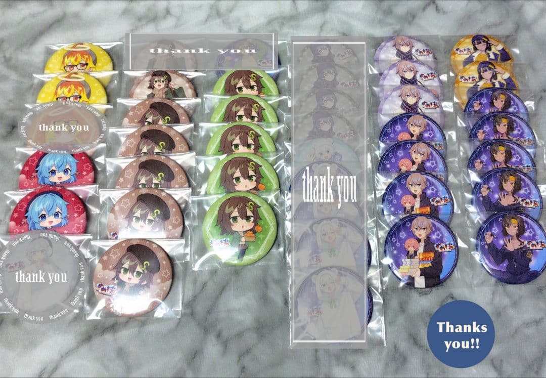 【バラ売り⭕️　定価+送料+販売手数料】めめ村　RED°　前半　後半　缶バッジ