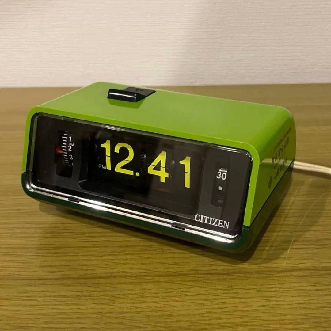 【メンテ済・動作正常】CITIZEN パタパタ時計 ハイリーフ・カーチス 緑 2026年最新】ハイリーフカーチスの人気アイテム - メルカリ