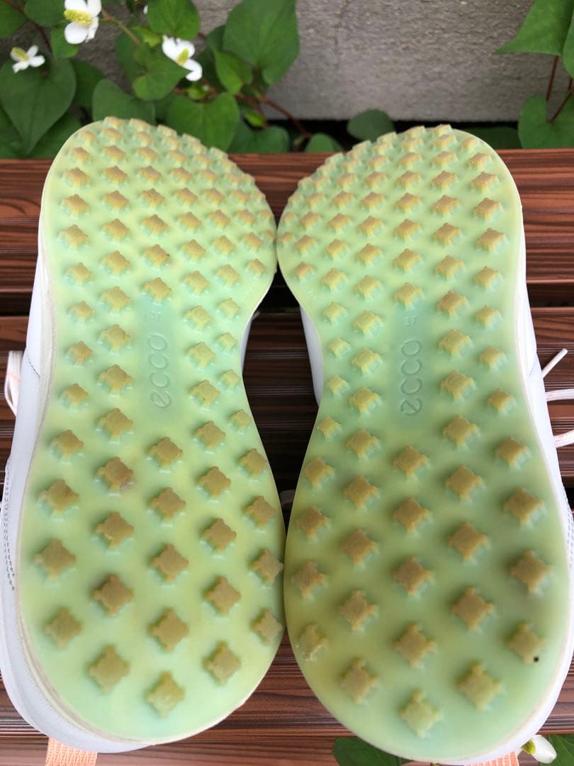 337番 美品ECCO ゴルフシューズ 37 23.5cm スパイクレス