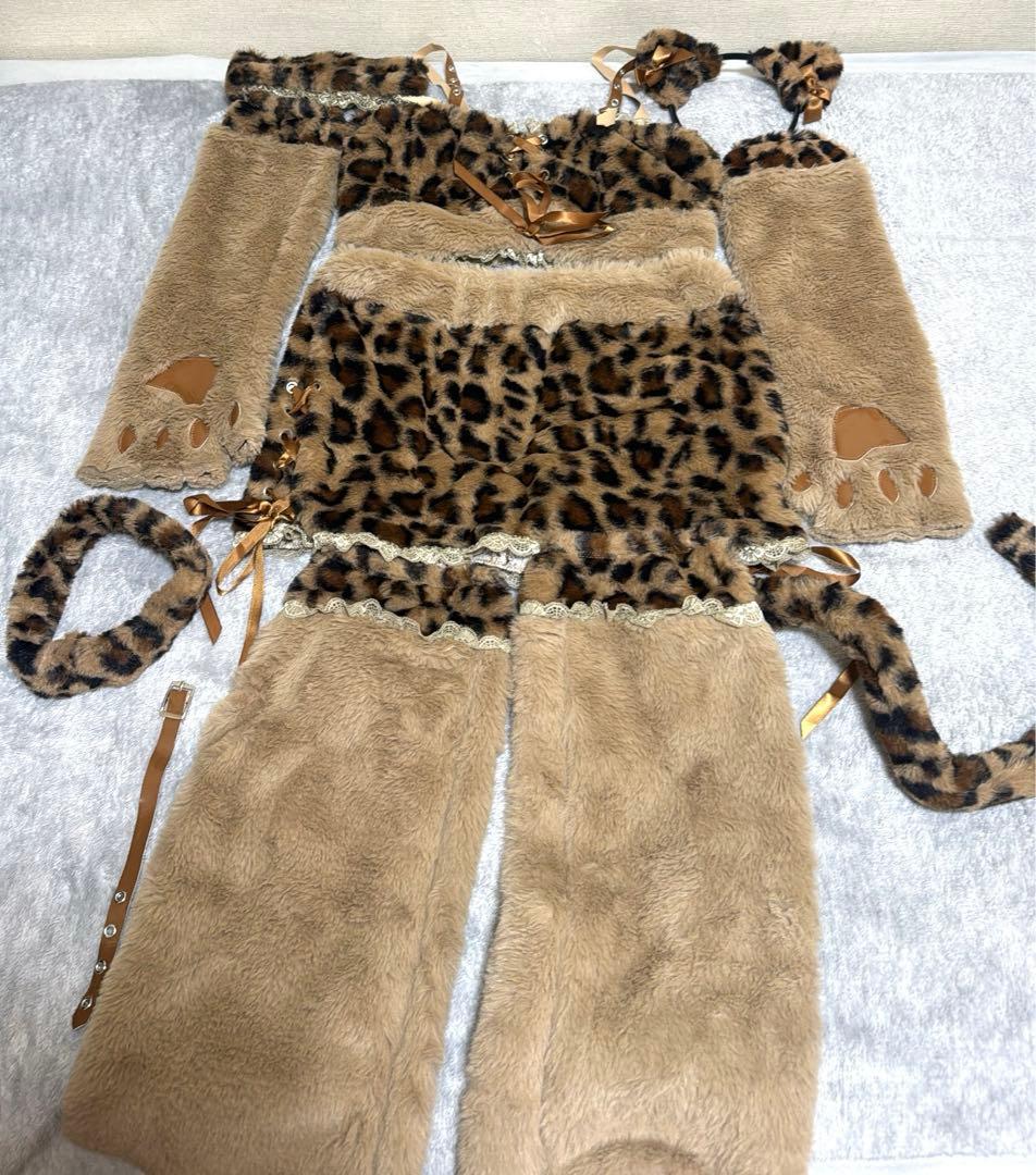 Malymoon】ふわもこレオパード コスプレ ヒョウ柄 猫 8セット - メルカリ