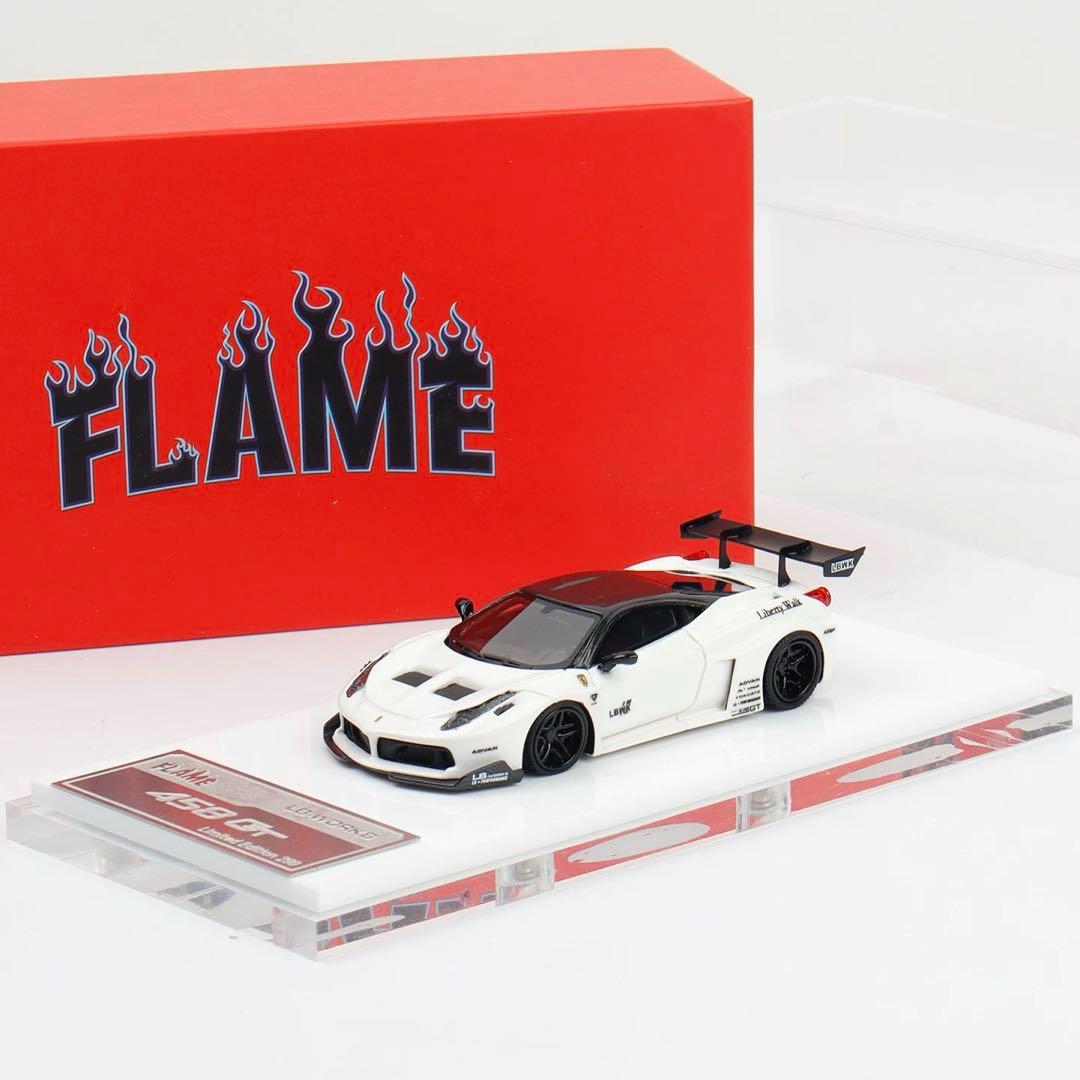 1/64 Flame LB WORKS LBWK フェラーリ 458 GT 白